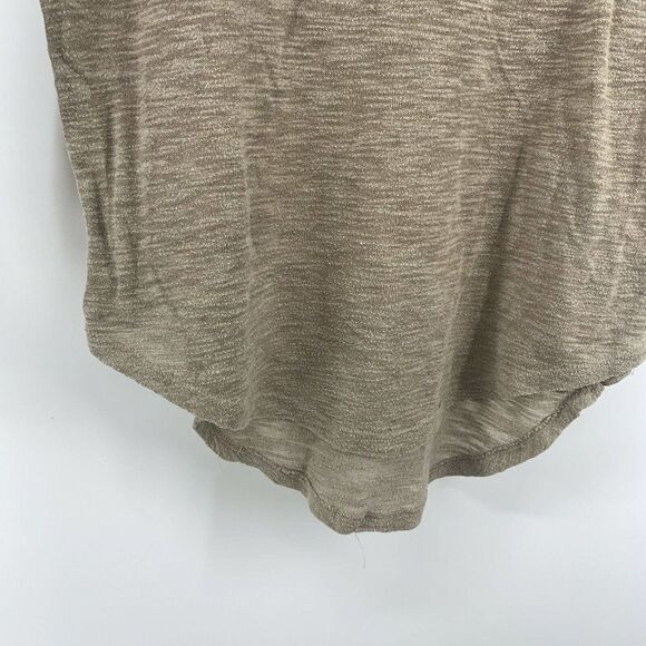 Altar'd State Top Brown Lace Shoulders 3/4 Sleeve - Picture 5 of 6